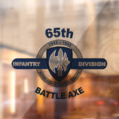Autocollant Pour Fenêtre 65e division d'infanterie (Feuille 2)