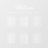 Autocollant Pour Fenêtre 6 Tableaux Blancs Simple Transparent Graphique de  (Feuille)