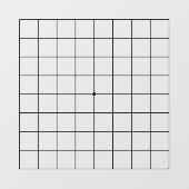 Autocollant Pour Fenêtre 9x9 Décale de table transparente Goban personnalis (Feuille)