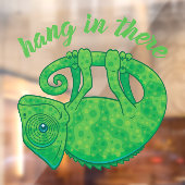 Autocollant Pour Fenêtre Accrochez-Vous Là Magique Chameleon (Feuille 2)