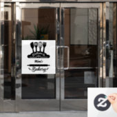 Autocollant Pour Fenêtre Accueil personnalisé à Boulangerie (Porte de bureau)