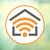 Autocollant Pour Fenêtre Accueil Wi-Fi (Feuille 3)