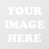 Autocollant Pour Fenêtre Adhézif pour fenêtre avec votre propre image 8"x11 (Feuille)