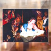 Autocollant Pour Fenêtre Adoration des bergers (Feuille 2)