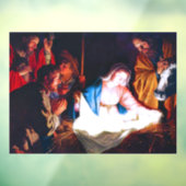 Autocollant Pour Fenêtre Adoration des bergers (Feuille 3)