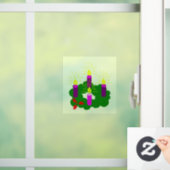 Autocollant Pour Fenêtre Advent wreath (Maison)