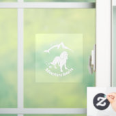 Autocollant Pour Fenêtre Adventure Attend Randonnée Cavalier Spaniel   (Maison)