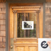 Autocollant Pour Fenêtre Adventure Awaits. Fantasy landscape (Porte d'accueil)