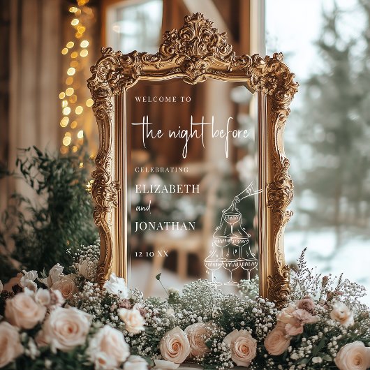 Autocollant Pour Fenêtre Affiche de bienvenue de miroir de répétition blanc