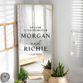 Autocollant Pour Fenêtre Affiche de bienvenue mariage Vinyl Decal, Mariage