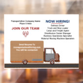 Autocollant Pour Fenêtre Aider l'embauche Recherchée Rejoindre les tâches d (Feuille 2)