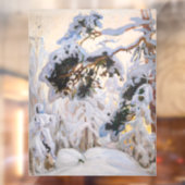 Autocollant Pour Fenêtre Akseli Gallen-Kallela - Forêt en hiver (Feuille 2)