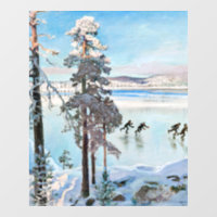 Akseli Gallen-Kallela - Skaters près de Kalela Sho