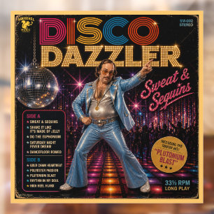 Autocollant Pour Fenêtre Album Disco Dazzler