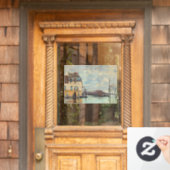 Autocollant Pour Fenêtre Alfred Sisley - Inondation à Port-Marly 1872 (Porte d'accueil)