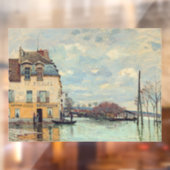 Autocollant Pour Fenêtre Alfred Sisley - Inondation à Port-Marly 1872 (Feuille 2)