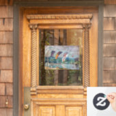 Autocollant Pour Fenêtre Alfred Sisley - Regatta à Molesey (Porte d'accueil)
