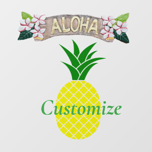 Autocollant Pour Fenêtre Aloha Pineapple Thunder_Cove