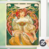 Autocollant Pour Fenêtre Alphonse Mucha Art Nouveau Daydream (Maison)