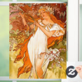 Autocollant Pour Fenêtre Alphonse Mucha Spring (Maison)