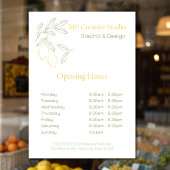 Autocollant Pour Fenêtre Amalfi Lemon Chic