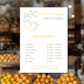 Autocollant Pour Fenêtre Amalfi Lemon Chic