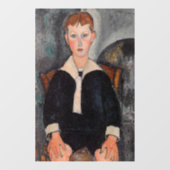 Autocollant Pour Fenêtre Amedeo Modigliani - Garçon en Sailor (Feuille)