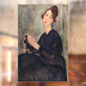 Autocollant Pour Fenêtre Amedeo Modigliani - Portrait de Dedie Hayden (Feuille 2)