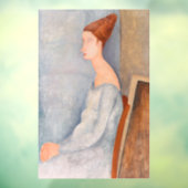 Autocollant Pour Fenêtre Amedeo Modigliani - Portrait Jeanne Hebuterne #3 (Feuille 3)