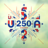 Autocollant Pour Fenêtre America’s 250th anniversary (Feuille 3)