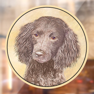 Autocollant Pour Fenêtre American Water Spaniel Peinture - Original Dog Art