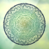 Autocollant Pour Fenêtre Amoureux de la nature Mandala Art Mandalas Design (Feuille 3)