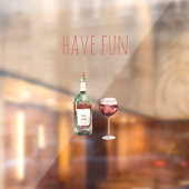 Autocollant Pour Fenêtre Amusez-vous | Cadeau de Noël (Feuille 2)