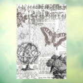 Autocollant Pour Fenêtre Ancien journal (Feuille 3)