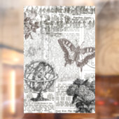 Autocollant Pour Fenêtre Ancien journal (Feuille 2)