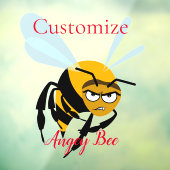 Autocollant Pour Fenêtre Angry Bee Thunder_Cove (Feuille 3)
