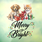 Autocollant Pour Fenêtre Animaux Joyeux Et Lumineux (Feuille 3)