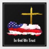 Autocollant Pour Fenêtre *~* AP16 Ancien combattant du drapeau de l'aigle p (Feuille)