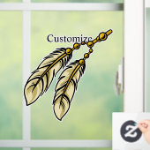 Autocollant Pour Fenêtre Apache Feathers Thunder_Cove (Maison)