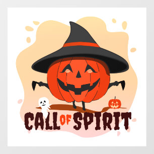 Autocollant Pour Fenêtre Appel de l'Esprit d'Halloween