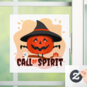 Autocollant Pour Fenêtre Appel de l'Esprit d'Halloween (Maison)