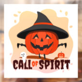 Autocollant Pour Fenêtre Appel de l'Esprit d'Halloween (Feuille 2)