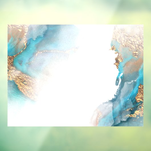 Autocollant Pour Fenêtre Aquarelle abstraite (Feuille 3)