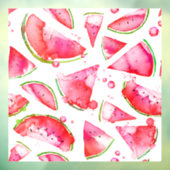Autocollant Pour Fenêtre Aquarelle pastèque 1 (Feuille 3)