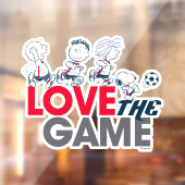 Autocollant Pour Fenêtre Arachides Gang - Aimer Le Jeu (Feuille 2)