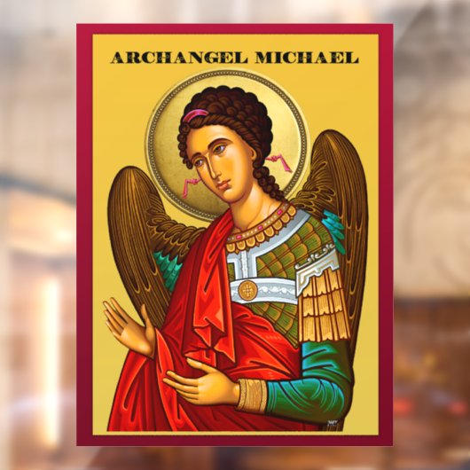 Autocollant Pour Fenêtre Archangel Michael (Feuille 2)