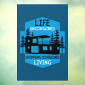 Autocollant Pour Fenêtre Architecture du conteneur d'expédition (Feuille 3)