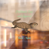 Autocollant Pour Fenêtre Armadillo girdled lizard (Feuille 2)