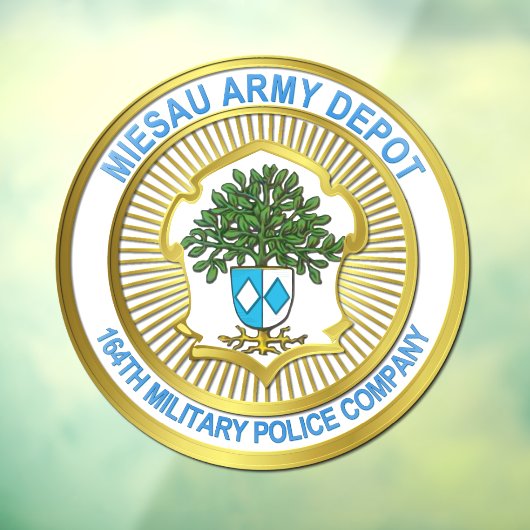 Autocollant Pour Fenêtre Armoiries de Miesau Clou de fenêtre (Feuille 3)