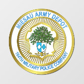 Autocollant Pour Fenêtre Armoiries de Miesau Clou de fenêtre (Feuille)